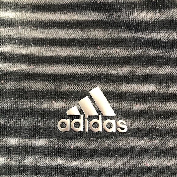 Adidas Ultimate Hoodie Gray Striped Climawarm - Picture 7 of 10